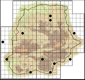 Ernsta delagoae Waterberg distribution
